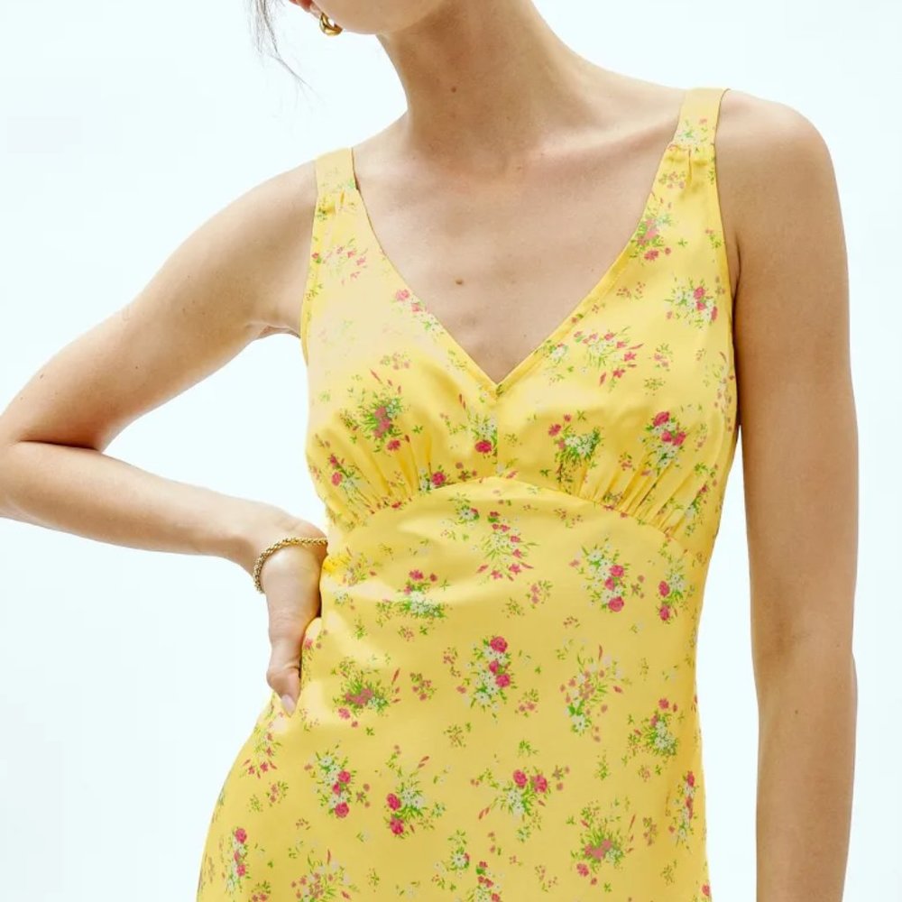NWT Reformation Ellery Silk Dress - Size L